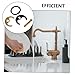 OKUMEYR Faucet Nut Kit for Kitchen Faucet Includes Bonnet Nut Cleanout Plug Wrench Aerator Mounting Plate Fastening Tools Horseshoe