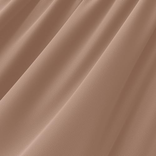 Image of FabricLA Nylon Spandex Matte Tricot Fabric - 4 Way Stretch - Beige, 1 Yard - 58 /60 inch Inches (150 CM) Wide - Swimwear, Sportswear, Activewear, Yoga Wear, Table Cloth