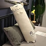Tamaño Gigante Cat Corgi Rabbit Creative Long Soft Toys Office Lunch Break Nap Sleeping Pillow Cojín Soft Animal Home Accesorios 60cm
