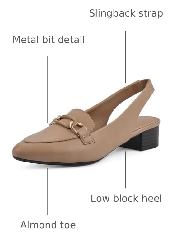 Image of WHITE MOUNTAIN Women's Boreal Low Block Loafer Heel