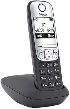 Gigaset A690 black wireless analogue DECT display hands phone book for up to 100 entries, S30852-H2810-B101