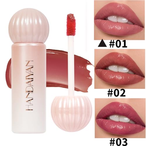 Lip Tint, Tinted Lip Balm,Liquid Lipstick Lip Stain,Lip Gloss Lip Stain/Lip Plumper Gloss, Lip Make Up Lip Tint Liquid Blush, Lip Glaze Makeup Cosmetic 01# - Image 6