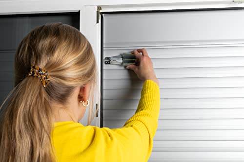 Schellenberg 16003 Klemmsicherung für Rolläden 1er-Pack (2 Stück), Einbruchshemmende Rolladen-Sicherung