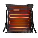 AYAMAYA Instant Heated TrekPak for Sleeping Bag, Hammock Underquilts,Heated Camping Blanket - Hot Pocket Wireless Heating Pads with 5000mAh Rechargeable Battery Stuff Sack for Winter Camping Hiking