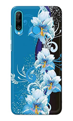 Image of PRINTFIDAA Beautiful Floral Design Printed Designer Hard Case for Huawei P30 Lite /Nova 4e, Marie-L21BX, MAR-L01A, MAR-L21A, MAR-LX1A Back Cover -(e) RPM1006