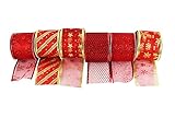 Buena decoración de Navidad, para árboles de Navidad, el embalaje de regalo de Navidad, etc.