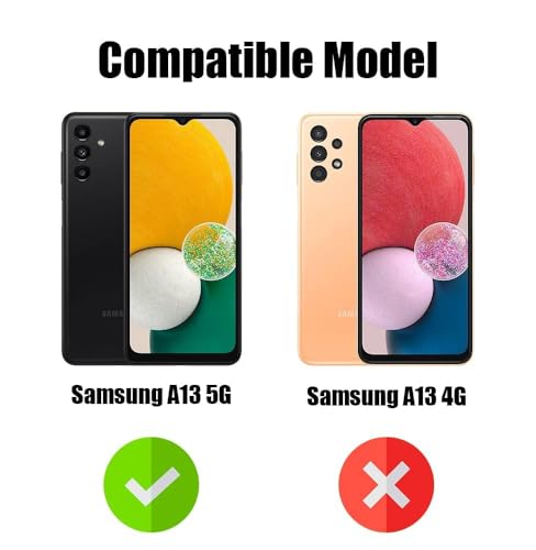 Image of Jkobi Back Case Cover for Samsung Galaxy A13 5G (Shockproof with Polycarbonate Clear Panel)