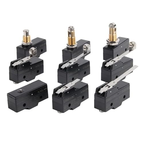 Fielect Tm-1307 Spdt 1No 1Nc Panel Mount Snap Button Type Micro Limit Switch Screw Terminals #TOP6