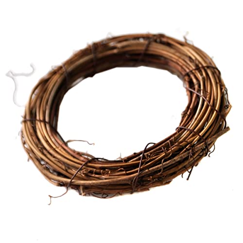 Ougual Diy Crafts Natural Grapevine Wreaths (12 Inch, 2 Pack) #TOP2