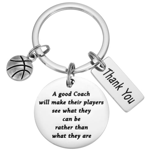 HUTIMY Basketball Coach Keychain Gifts for Men Women