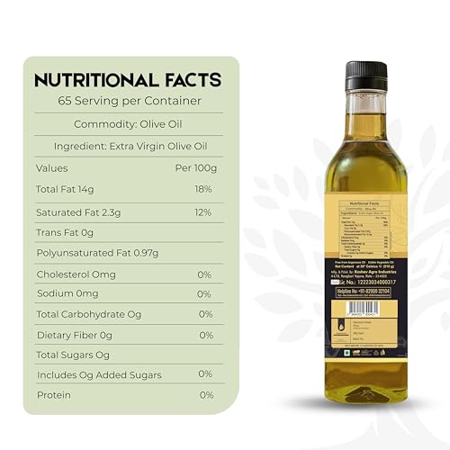 Image of Shree Aanantam Extra Virgin Olive Oil - 1 Litre | Glass Bottle | Pure Olive Oil for Cooking | Olive Oil Extra Virgin Cold Pressed