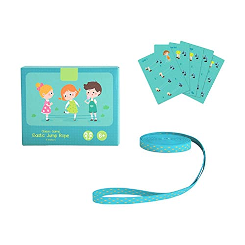 YsaAsaa Gummi Twist | Gummitwist Band für Kinder | Soft Hüpfgummi Outdoor Active für Indoor-und Outdoor-Spiele