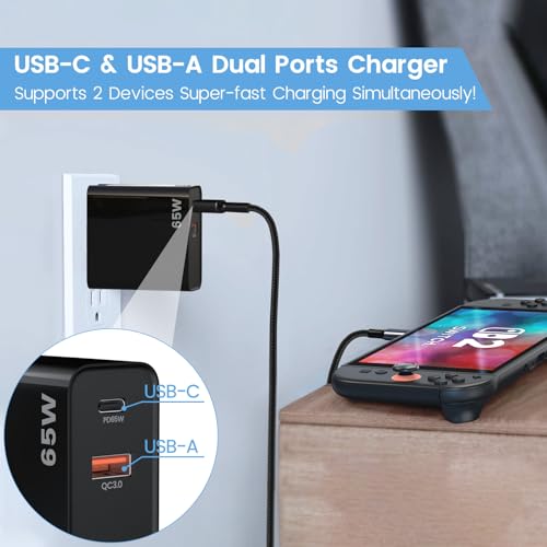 PD 65W USB C Super Fast Charger Compatible with Nintendo Switch 2 2025 - image 3