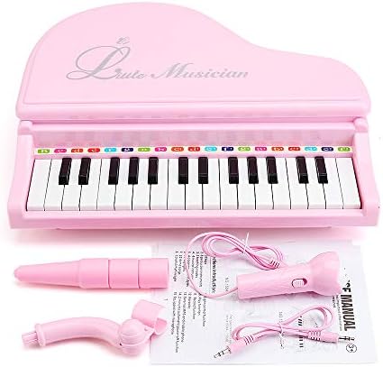 Amy & Benton Toddler Piano Toy for Baby Girls Pink 31 Keys Multifunctional Music & Sound Birthday Gift Toys for 3 4 Year Old 7 41mVNe5cKoL. AC