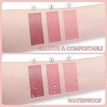 BINGBRUSH Crayon Matte Longwear Lipstick Pack Set,Moisture Smooth Color Stick Ultimate Lip Crayon for Makeup Collection - Waterproof Velvet Lipgloss (07#, 1 Count (Pack of 1)) - Image 4