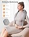 KNQZE® Shiatsu Massagegerät 4D, 2025 Kabellos Nackenmassagegerät mit Wärme, Verbesserte Graphenheizung, 4D Shiatsu Tief knetende Nackenmassage für Nacken, Schulter, Rücken, Geschenke für Männer, Grau