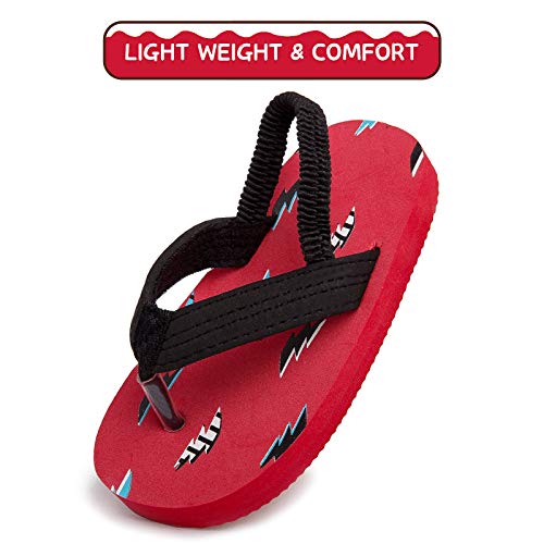 Image of Boys Girls Strap Flip Flops Sandals Cute Cartoon Unicorn Shark Toddler Flip Flop Kids Pool Beach Flat Slide Summer Water Shoes