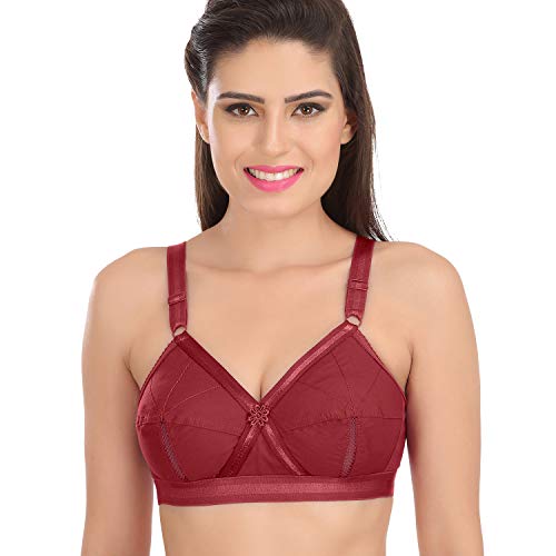 Image of SONA Perfecto Plus Size Cotton Bra for Woman Full Coverage Pack of 1