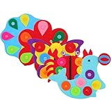 Stimulation cognitive : conçu pour stimuler les enfants, ce éducatif favorise le développement cérébral en alliant divertissement et apprentissage, et encourage la résolution de problèmes. à boutons, d'apprentissage à boutons et fermeture éclair