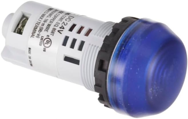 AP22M-2Q4S,Industrial Panel Mount Indicators/Switch Indicators Pilot Light 22mm 24V Blue