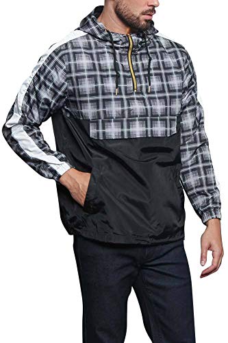 G-Style USA Men's Waterproof Windbreaker Coach Jacket4