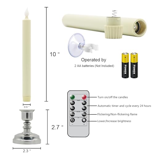 Velas LED con ventosas que evitan peligro de fuego 6