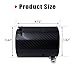 4pcs Carbon Fiber Exhaust Tips for BMW F87 M2 F80 M3 F82 F83 M4 Stainless Steel Tailpipe Tip (M Performance Exhaust)