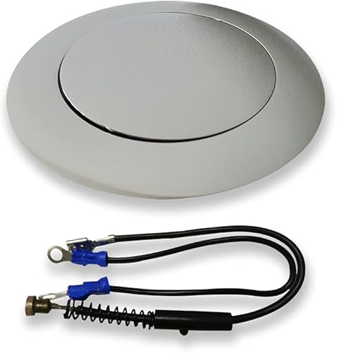 Miniatura 7 de DEMOTOR PERFORMANCE Volante Billet cromado de 14 pulgadas y columna manual de 32 pulgadas GM con adaptador sin llave y botón de bocina