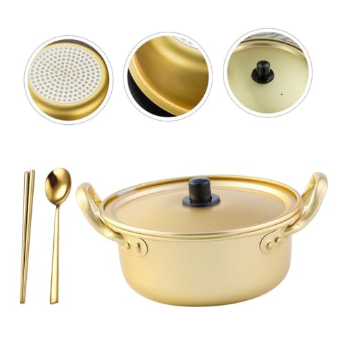 Set de cuisine polyvalent avec ustensiles dorés en métal - 4