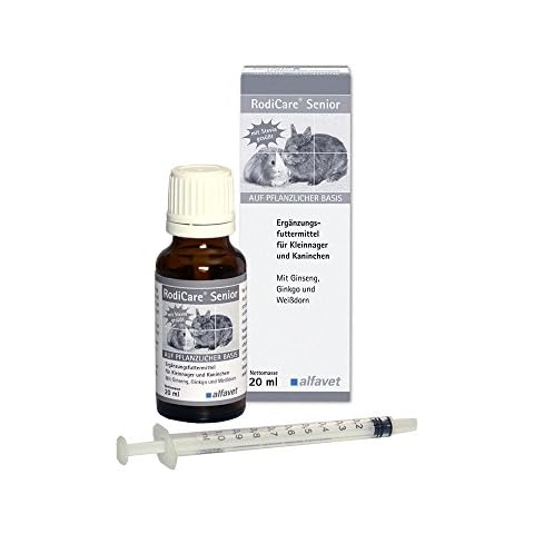 Rodicare Senior, Ergänzungsfuttermittel für ältere Kaninchen, Meerschweinchen und Kleinnager Cover