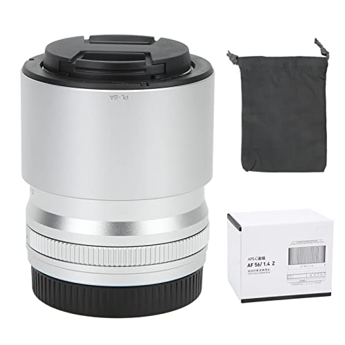 Ficha técnica Lente de Enfoque Automático de 56 Mm F1.4 Lente de Enfoque Automático de Gran Apertura Sensible de Alta Definición para Z5 Z50 Z6 Z7 Z6II Z7II Plata - Fernando Cortés