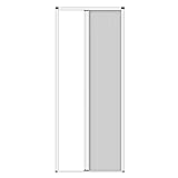VNBQB Retractable Screen Door Fit Doors 36' x 80', Removable Aluminum Frame with Invisible Mesh
