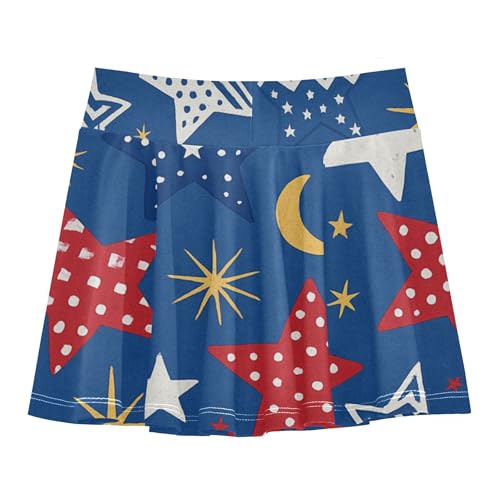 Tennis Skirt for Girls with Built-in Shorts Flowy Little Girl Skirts Cheer Skirts with Pockets2