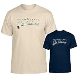 Penn State Officially Licensed Adult Fly Fishing Short Sleeve T-Shirt Large Navy