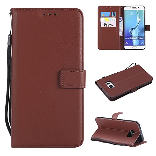 Casos de flip de smartphone Para Samsung Galaxy S7 Borda, para Samsung Galaxy S7 Edge Wallet Case, s