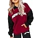 Bwaydeg NEW YORK Boys Girls Tracksuits 2 Piece Graphic Print Hooded Sweatshirt & Jogger Pants Fashion Outdoor Tracksuit 4-14Y Red 13-14 Years