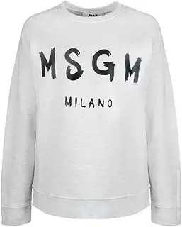 (エムエスジーエム) MSGM BRUSHED LOGO SWEATSHIRT 2000MDM513 レディース(グレー94) サイズXS