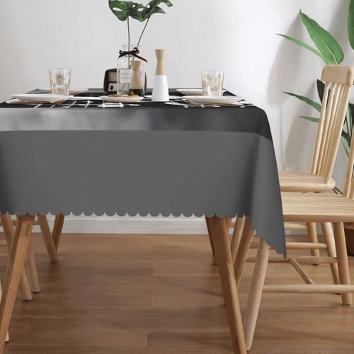 Nappe rectangulaire notes de musique noire et blanche tissu de qualité - 4