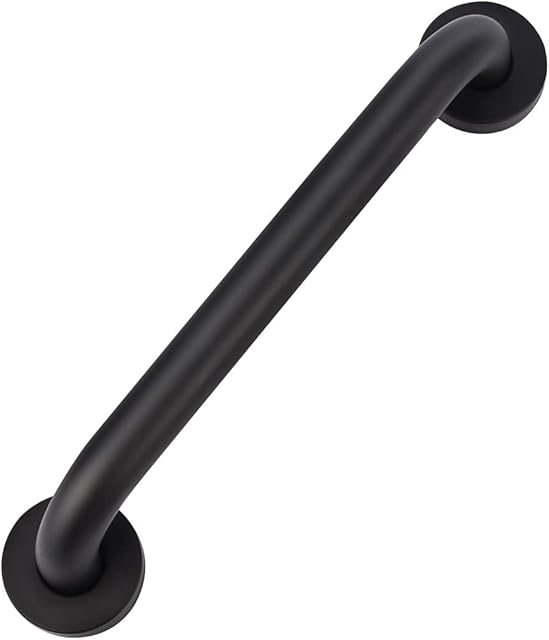 supregear Bathroom Grab Bar, 30 cm Non-Slip 201 Stainless Steel Bathroom Safety Grab Bar Oil Rubbed Black Hand Rail for Bathtub Toilet Kitchen Bedroom Shower, Concealed Screw Wall Mounted