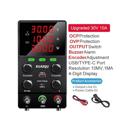 Alimentation stabilisée laboratoire 30V10A OCP OVP tension continue variable - 3