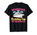 Warning Birthday Trip In Progress Funny Birthday Cruise T-Shirt