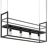 👍【Breite Anwendungsszenarien】: Diese moderne multifunktionale Pendelleuchte eignet sich für alle Arten von Einrichtungsstilen, z. Industrie- oder Landhausstil, amerikanische oder europäische Stile, Steampunk oder zeitgenössische Stile, ideal für Wohnzimmer, Schlafzimmer, Flur, Arbeitszimmer, Esszimmer, sogar das Büro, Hotel, Café und Restaurant.