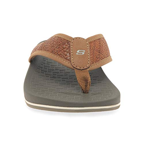 Skechers Skechers Men's PELEM-WESKER Sandal, BRN, 7H Medium US