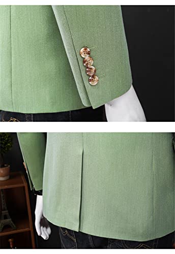 Herren Freizeitkleid Anzüge Singer Stage A Linie von Knöpfen Slim Fit Blazer und Hose – Bild 8