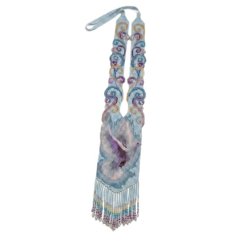 Collier ukrainien Gerdan en perles multicolores LKBEADS