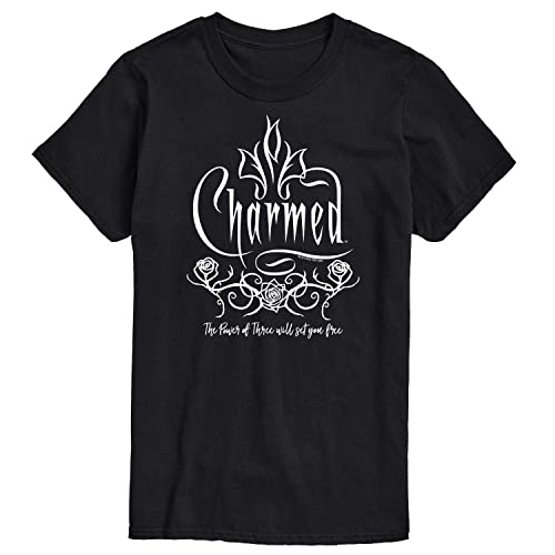 HYBRID APPAREL - Charmed - The Power of Three Will Set You Free - Men's Short Sleeve Graphic T-Shirt