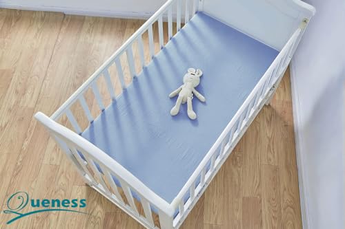 Image of Muslin Crib Sheets for Baby Boys Girls, Neutral Fitted Crib Mattress Sheet