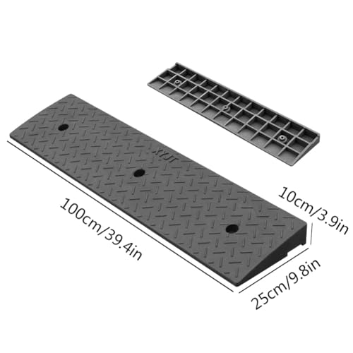 Rampa de umbral de goma 10 cm para silla de ruedas miniatura 4
