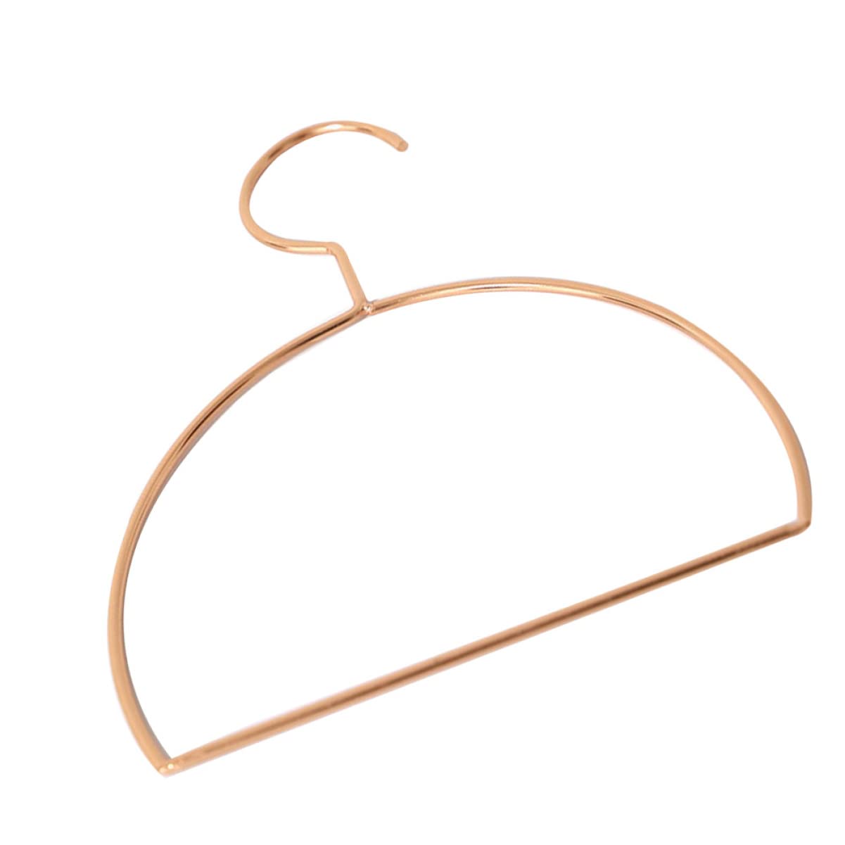 CHILDWEET Large Metal Scarf Hanger Rack Semicircular Design for Closet Organizers Space Saving Storage for Scarves Ties and Towels Rose Gold Finish