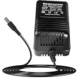 Metasources 12VAC AC/AC Adapter Compatible with TDC Power DA-22-12 DA-2212 DA2212 36' to 48' Fiber Optic Tree Bow Drum Base in White Red Color Silver 12V 1830mA Supply